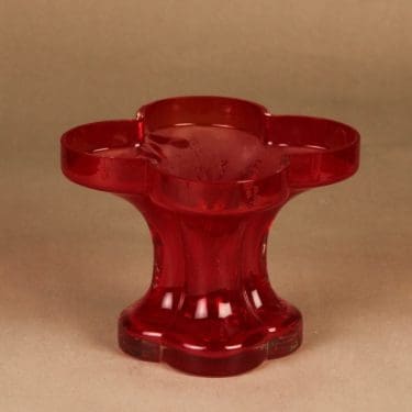 Riihimäen lasi Onnenlehti vase designer Helena Tynell