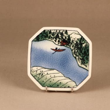 Arabia Spring wall plate, Finnair designer Heljä Liukko-Sundström