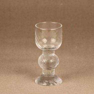 Iittala Ritari snapsilasi, kirkas, suunnittelija Timo Sarpaneva,