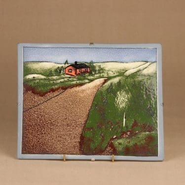 Arabia wall plate The Landscape peace, limited edition designer Heljä Liukko-Sundström