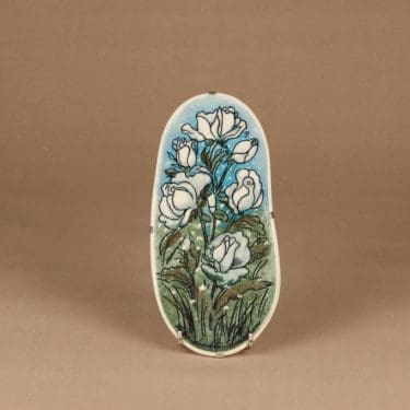 Arabia wall plate Rose tree designer Heljä Liukko-Sundström