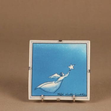 Arabia wall plate Flying angel designer Heljä Liukko-Sundström