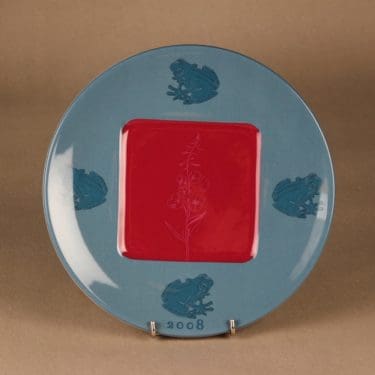 Arabia Flora & Fauna annual plate 2008 designer Eeva Sivula & Pekka Toivanen