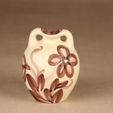 Kupittaan savi vase, hand-painted