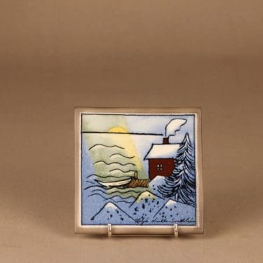 Arabia wall plate Summer dream designer Heljä Liukko-Sundström