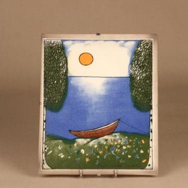 Arabia wall plate summer designer Heljä Liukko-Sundström