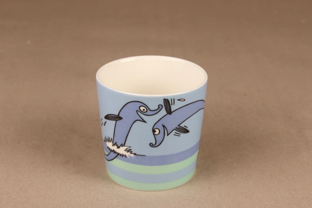 Arabia Muumi Sesonkimuki 2007, Delfiinisukellus, suunnittelija Tove Jansson/Tove Slotte-Elevant, Delfiinisukellus, muumi, muki kuva 2