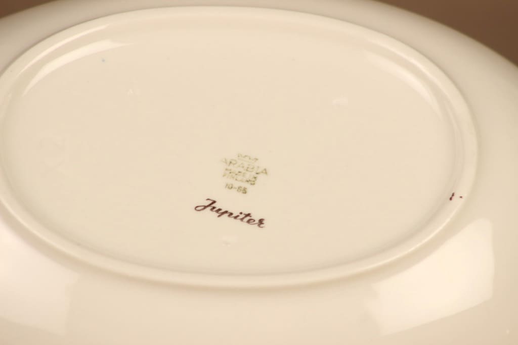 Arabia Jupiter kulho, suunnittelija Raija Uosikkinen, serikuva, soikea kuva 3