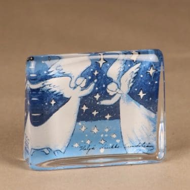 Iittala glass card Playing angel desugner Heljä Liukko-Sundström