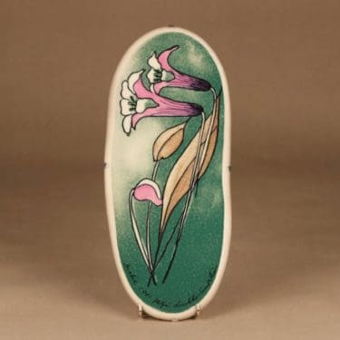 Arabia HLS wall plate Hornblowers designer Heljä Liukko-Sundström