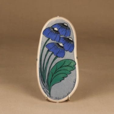 Arabia HLS wall plate Umbrella Flowers designer Heljä Liukko-Sundström