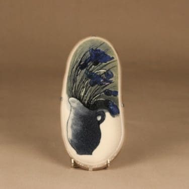 Arabia HLS wall plate Cornflowers designer Heljä Liukko-Sundström