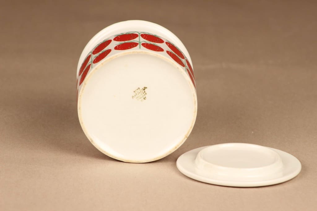 Arabia Pomona strawberry jar with lid designer Raija Uosikkinen 3