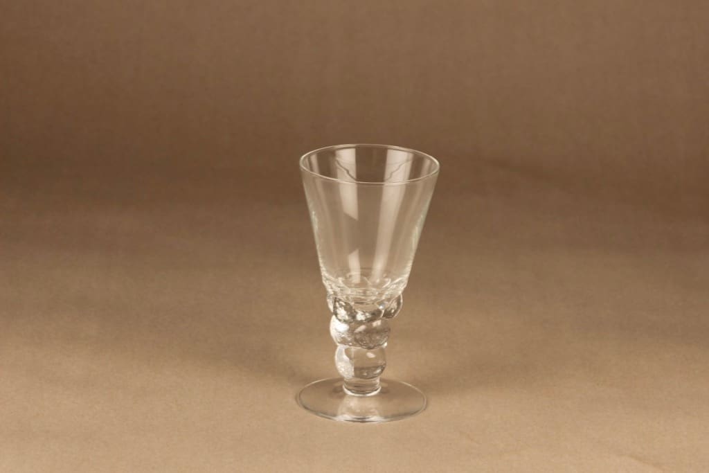 Nuutajärvi Mukura / Paratiisi viinilasi, 18 cl, suunnittelija Oiva Toikka, 18 cl