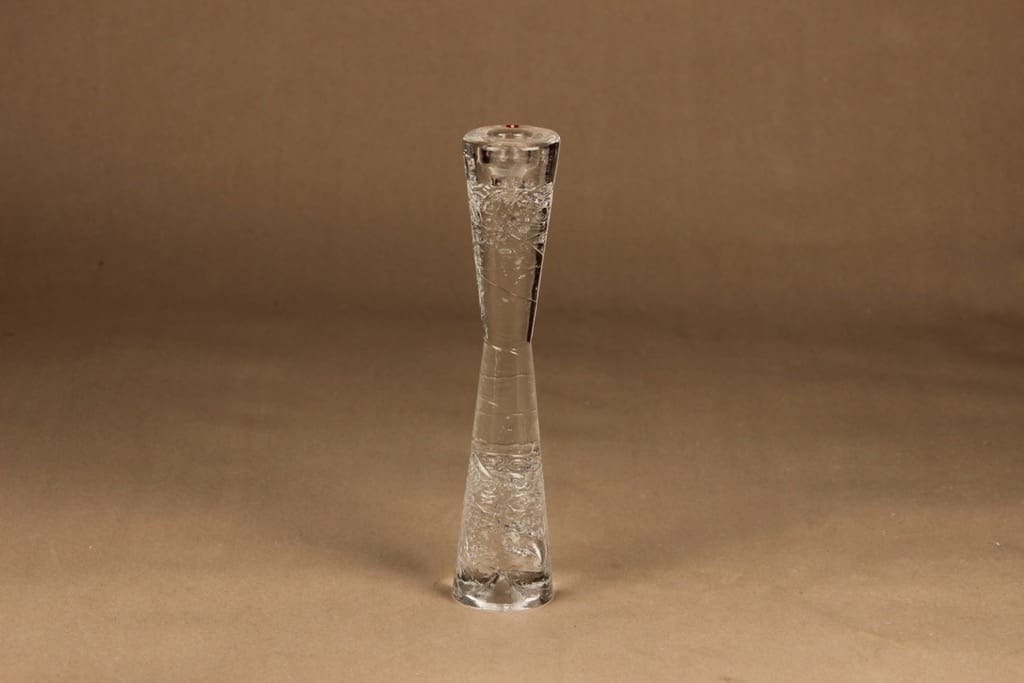 Iittala Arkipelago kynttilänjalka, kirkas, suunnittelija Timo Sarpaneva,