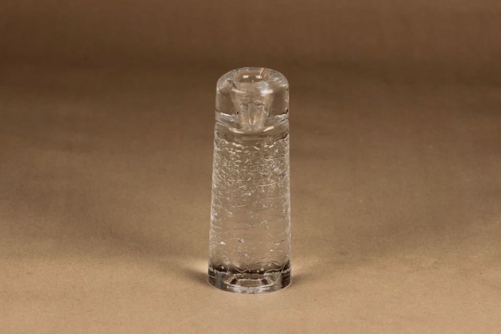 Iittala Arkipelago kynttilänjalka, kirkas, suunnittelija Timo Sarpaneva,