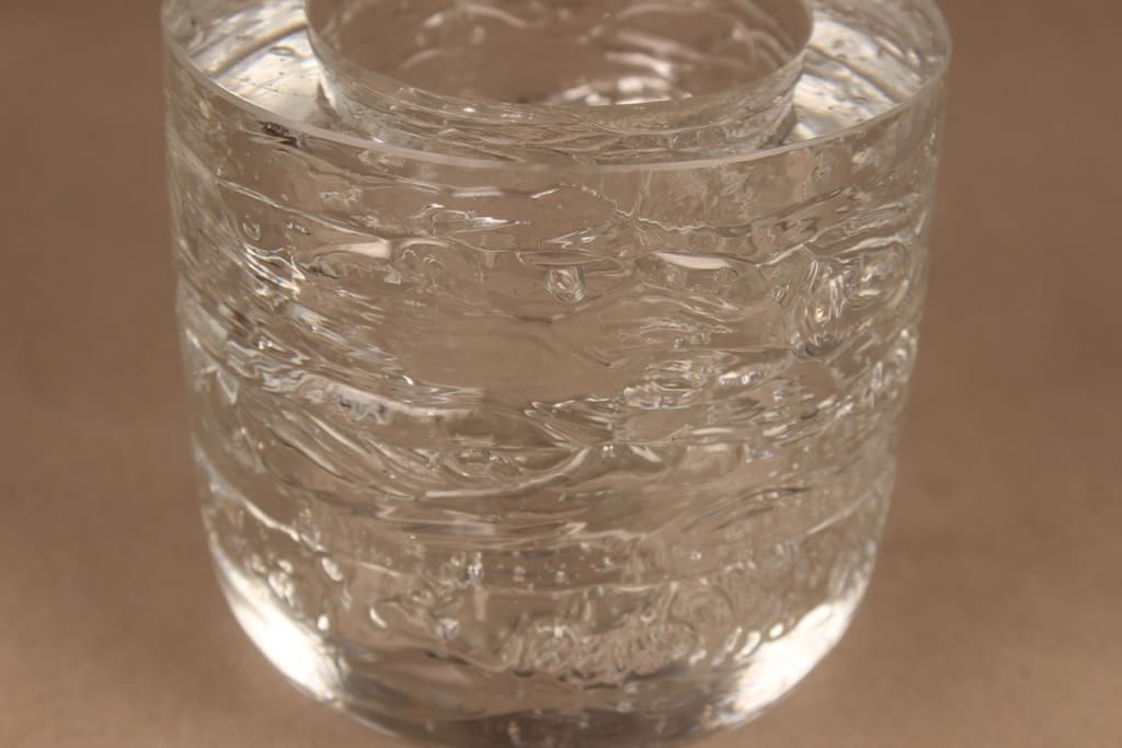 Iittala Arkipelago maljakko, signeerattu, suunnittelija Timo Sarpaneva, signeerattu kuva 2