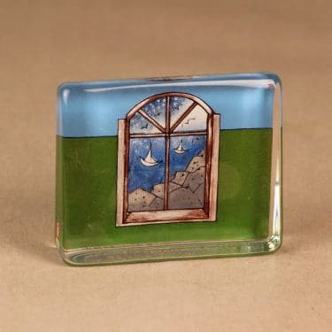 Iittala glass card Free on the Sea designer Heljä Liukko-Sundström