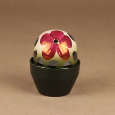 Arabia  Evergreen flower Red Anemone designer Heljä Liukko-Sundström