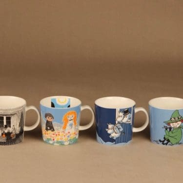 Arabia Teema Moomin mugs 4 pcs set 2 designer Tove Jansson