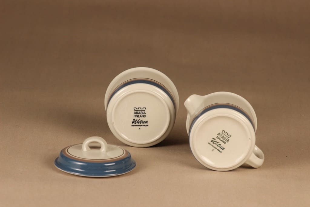 Arabia Uhtua sugar bowl and creamer designer Inkeri Leivo 2