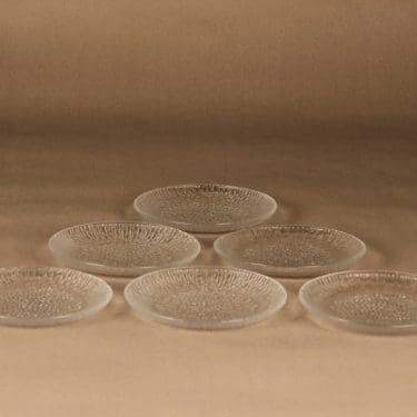 Iittala Ultima Thule plate 15 cm, 6 pcs designer Tapio Wirkkala
