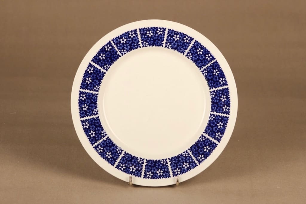 Arabia Pitsi salaattilautanen, 21.5 cm, suunnittelija Raija Uosikkinen, 21.5 cm, kukka kuva 2