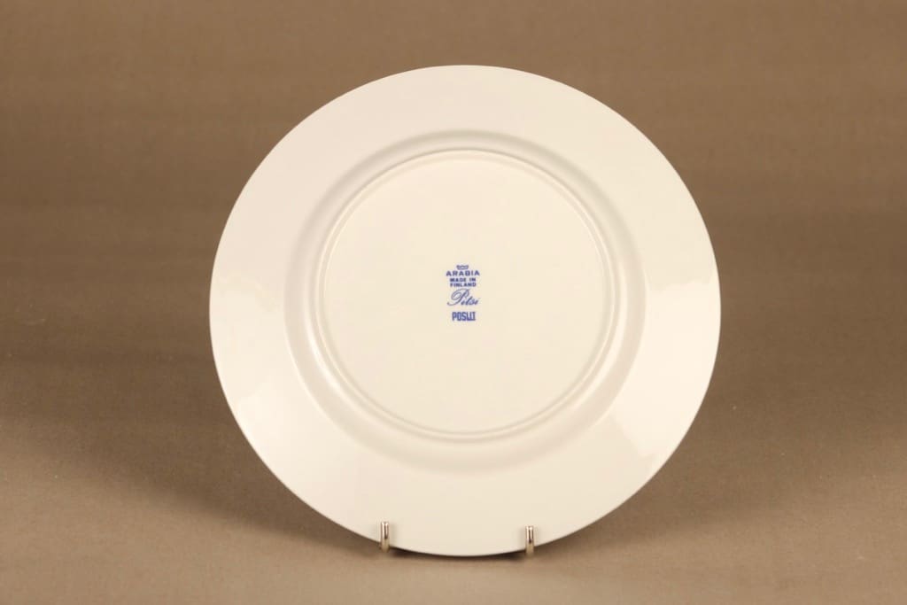 Arabia Pitsi salaattilautanen, 21.5 cm, suunnittelija Raija Uosikkinen, 21.5 cm, kukka kuva 3
