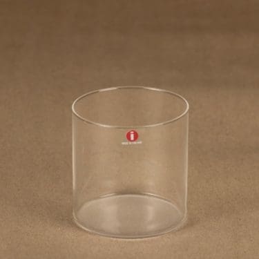Iittala Marcel lasi, kirkas, matta, suunnittelija Timo Sarpaneva,