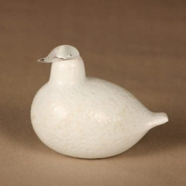 Nuutajärvi lintu , Riekko, suunnittelija Oiva Toikka, Riekko, signeerattu