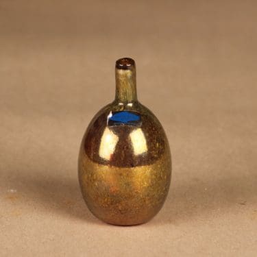 Nuutajärvi Mansikkapaikka art glass bottle suunnittelija Oiva Toikka
