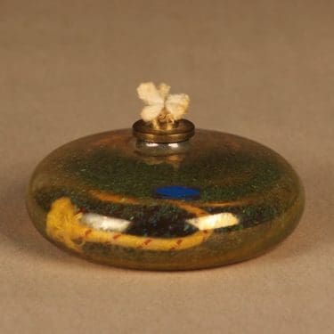 Nuutajärvi Pro Arte oil lantern, signed designer Oiva Toikka