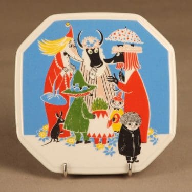 Arabia Who would comfort Nyyti Moomin wall plate designer Tove Slotte 