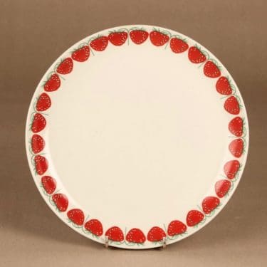 Arabia Pomona Strawberry plate 23.5 cm designer Raija Uosikkinen