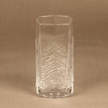 Iittala Kuusi vase, clear designer Jorma Vennola