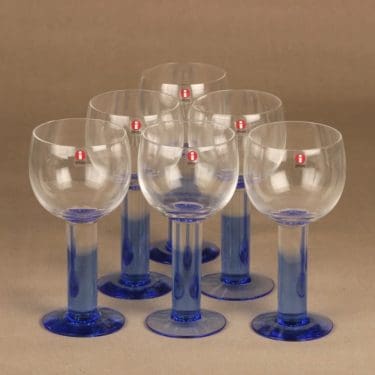 Nuutajärvi Mondo white wine glass, 28 cl, 6 pcs designer Kerttu Nurminen