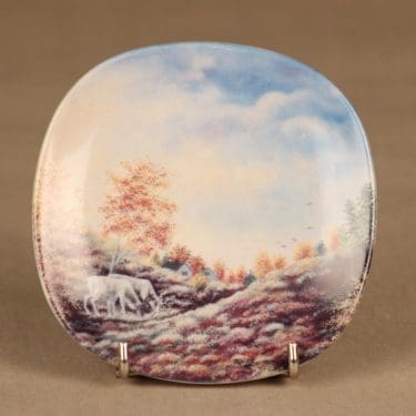 Arabia wall plate Autumn in Lappland designer Anita Rantanen-Siemers
