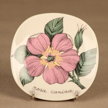 Arabia Botanica wall plate Rosa Canina designer Esteri Tomula