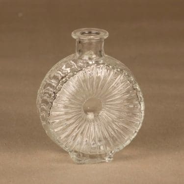 Riihimäen Lasi Aurinkopullo bottle clear ¼ designer Helena Tynell