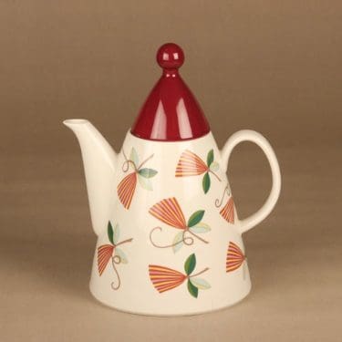 Arabia Harlekin Karneval coffee pot designer Inkeri Leivo
