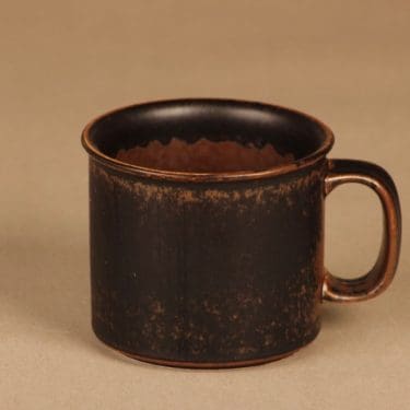 Arabia Ruska mug, brown designer Ulla Procope