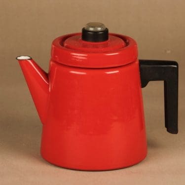 Finel Pehtoori kahvipannu 2 l, red designer Antti Nurmesniemi