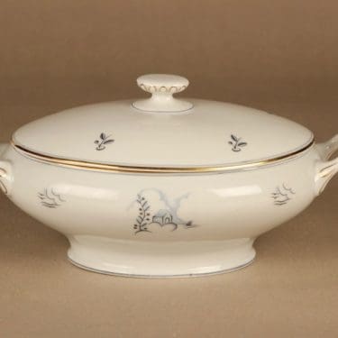 Arabia Mökki terrine with lid designer Rainer Baer