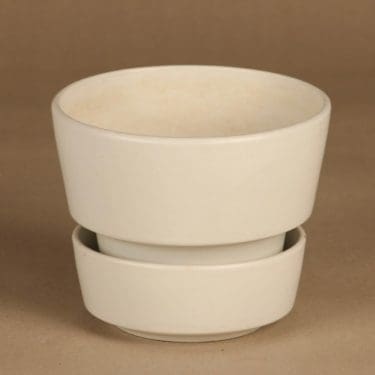 Arabia SL  flower pot, white designer Richard Lindh