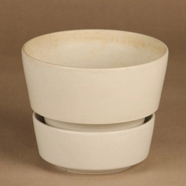 Arabia SL flower pot, white designer Richard Lindh