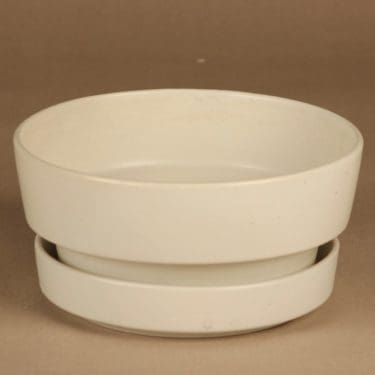 Arabia SL 3 flower pot, white designer Richard Lindh
