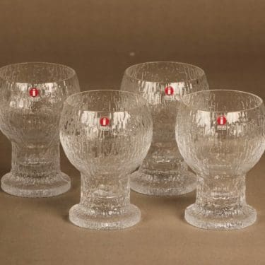 Iittala Kekkerit Moukku valkoviinilasi, 20 cl, 4 kpl, suunnittelija Timo Sarpaneva, 20 cl
