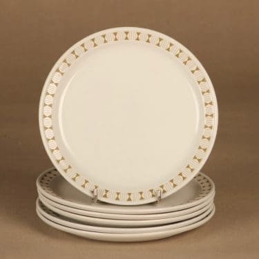 Arabia Seita plate 17 cm, 6 pcs designer Raija Uosikkinen