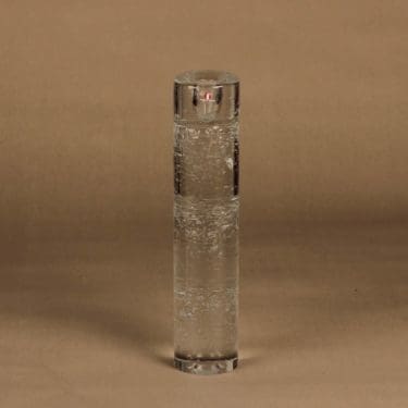 Iittala Arkipelago kynttilänjalka, kirkas, suunnittelija Timo Sarpaneva, massiivinen