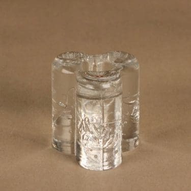 Iittala Arkipelago kynttilänjalka, kirkas, suunnittelija Timo Sarpaneva,